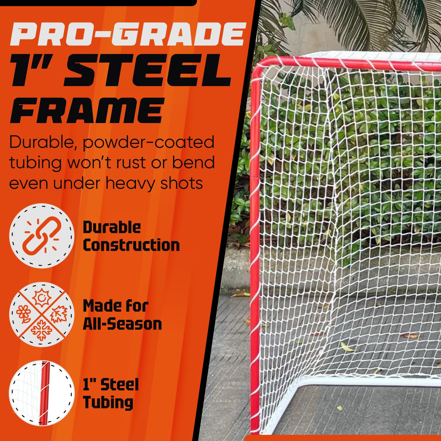 ACE HOCKEY - METAL HOCKEY GOAL 54"