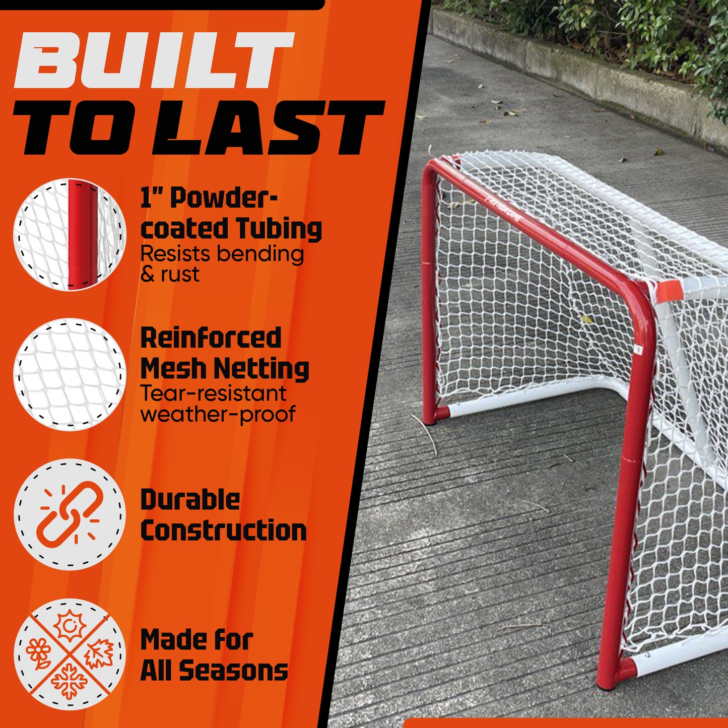 ACE HOCKEY - METAL HOCKEY GOAL 28"