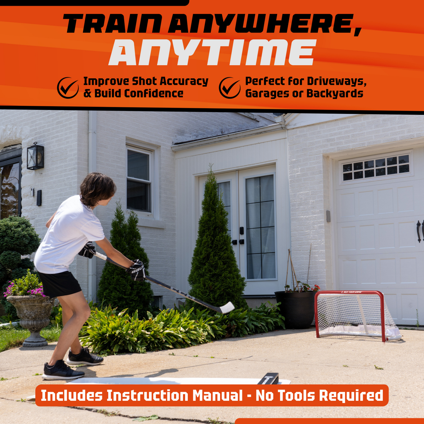 ACE HOCKEY - METAL HOCKEY GOAL 28"