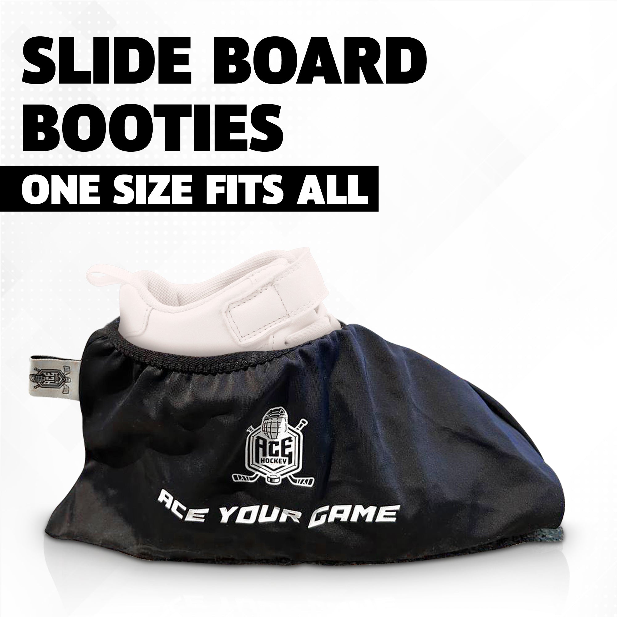 ACE HOCKEY SLIDE BOARD BOOTIES - COMPATIBLE WITH ALL FITNESS / HOCKEY SLIDE BOARD