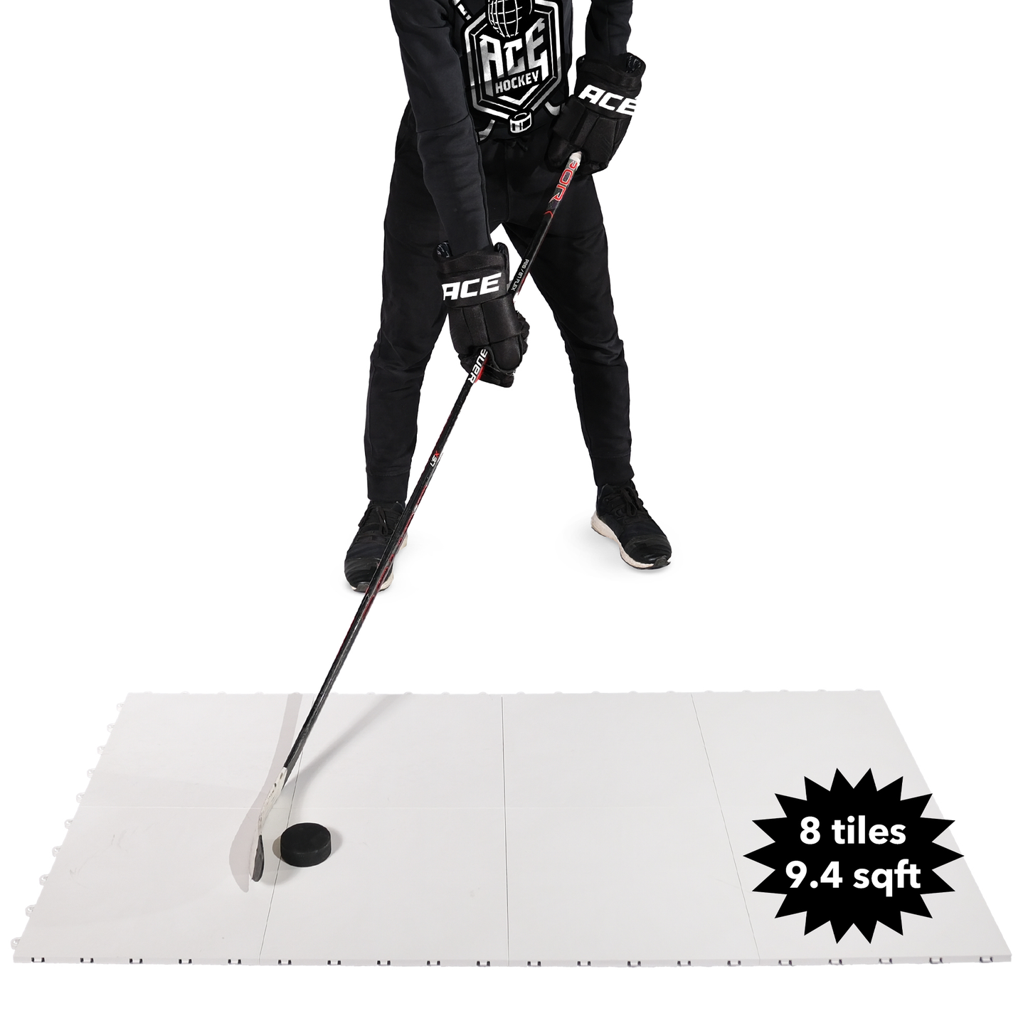 ACE HOCKEY TILES FOR HOCKEY TRAINING - STICKHANDLING, PASSING, SHOOTING