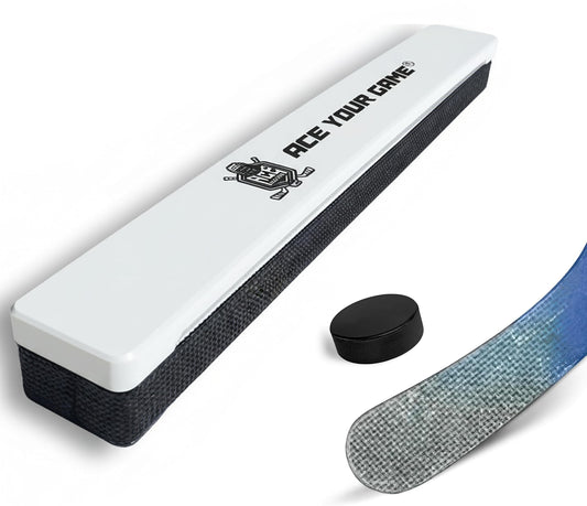 ACE HOCKEY RAPID REBOUNDER - 24" Double-Sided Puck Passer for Passing and Shooting One Timers