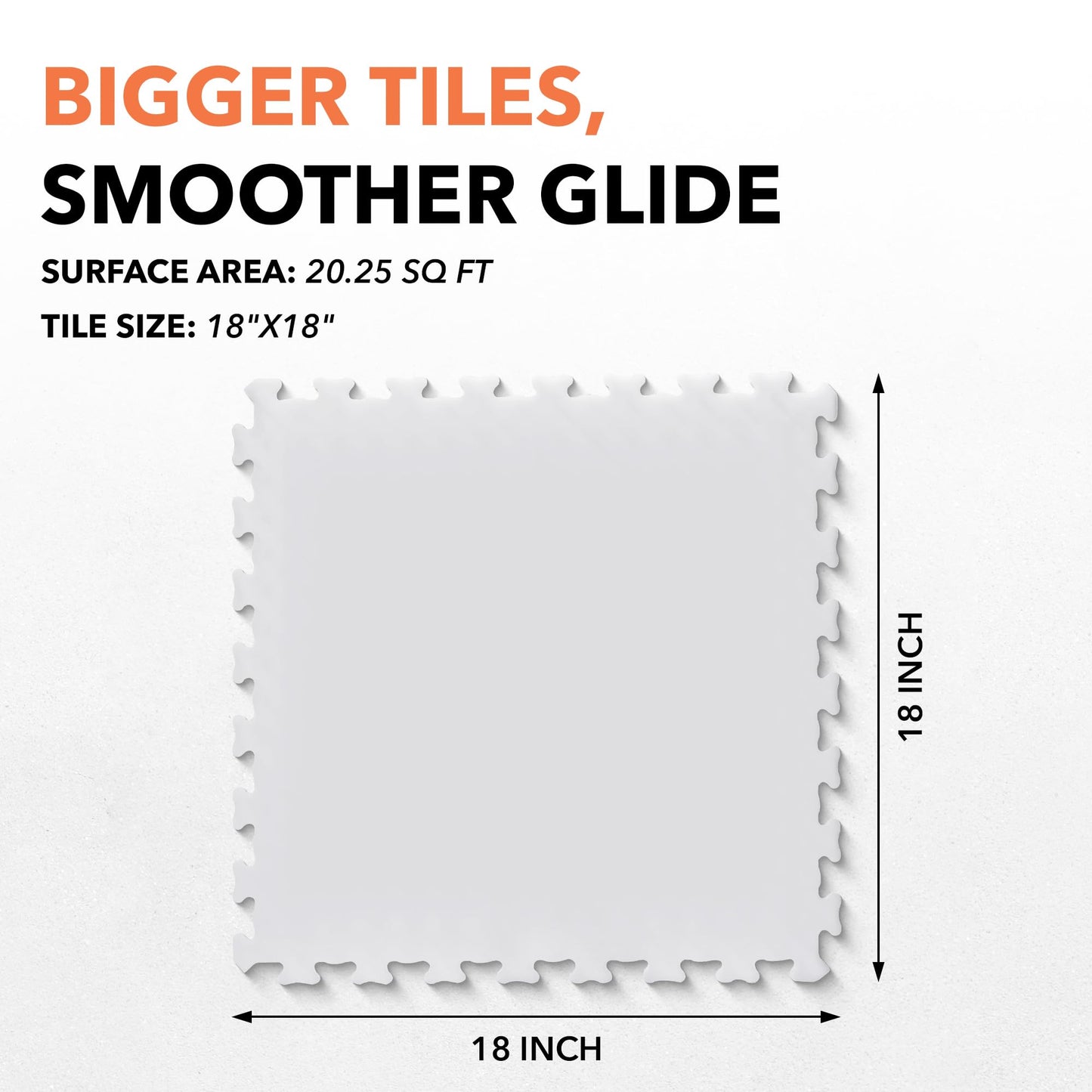 ACE HOCKEY OFF-ICE TRAINING TILES – 20 SQ. FT PRACTICE FLOORING FOR STICKHANDLING & SHOOTING 9-PACK