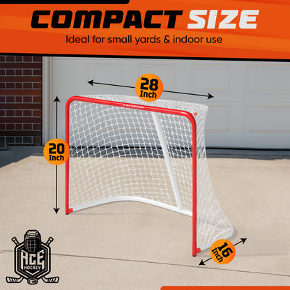 ACE HOCKEY - METAL HOCKEY GOAL 28"