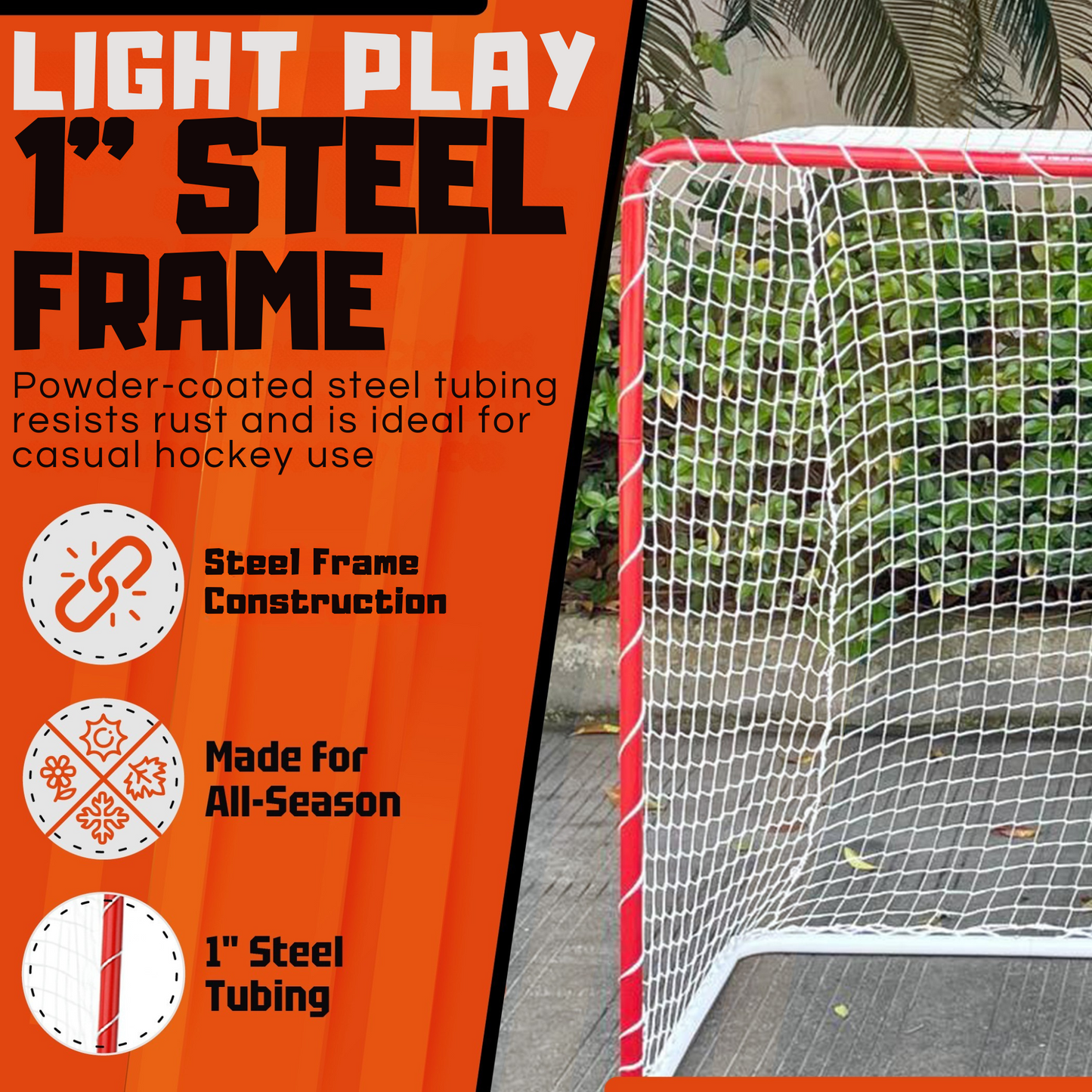 ACE HOCKEY - METAL HOCKEY GOAL 54"