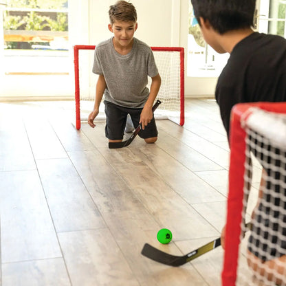 ACE HOCKEY MINI HOCKEY BALLS - 6 FOAM BALLS FOR KNEE AND FLOOR HOCKEY