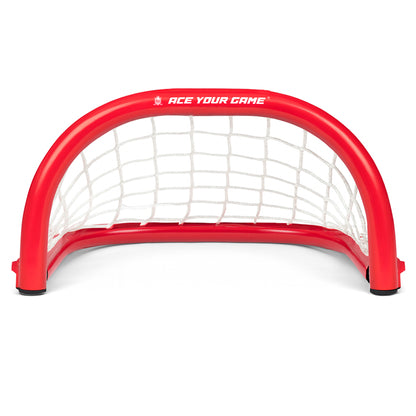 ACE HOCKEY - SNIPER GOAL - 12" METAL HOCKEY GOAL - FOLDABLE