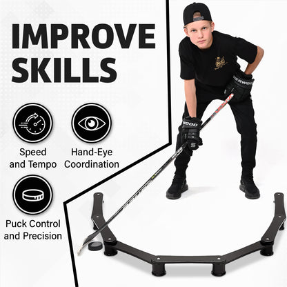 ACE HOCKEY THE SNAKE 7 - LIGHTWEIGHT STICKHANDLING TRAINER