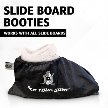 ACE HOCKEY SLIDE BOARD BOOTIES - COMPATIBLE WITH ALL FITNESS / HOCKEY SLIDE BOARD